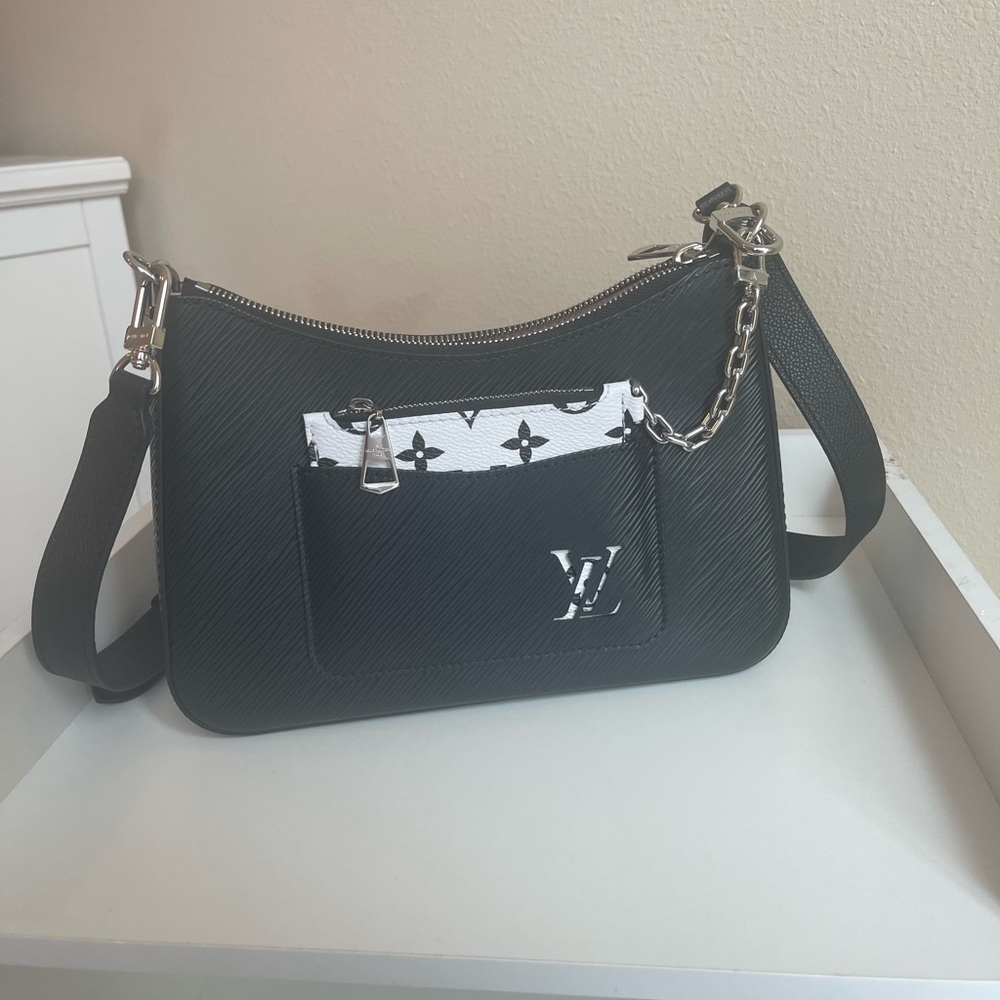 Louis Vuitton Black Marelle Bag